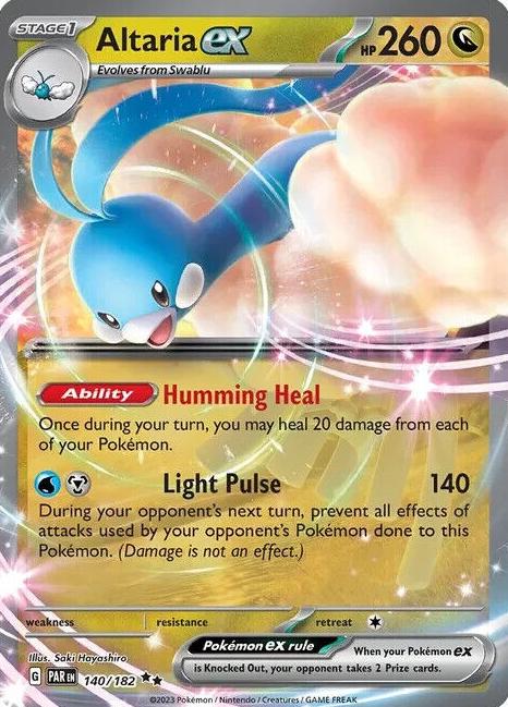 Altaria EX Holo 2023 Pokemon Scarlet & Violet Paradox Rift