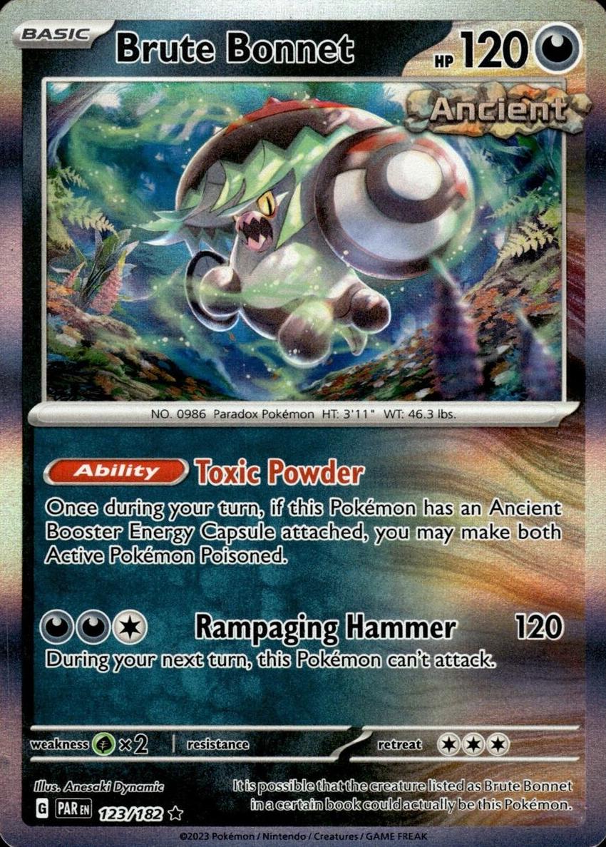 Brute Bonnet 2023 Pokemon Scarlet & Violet Paradox Rift