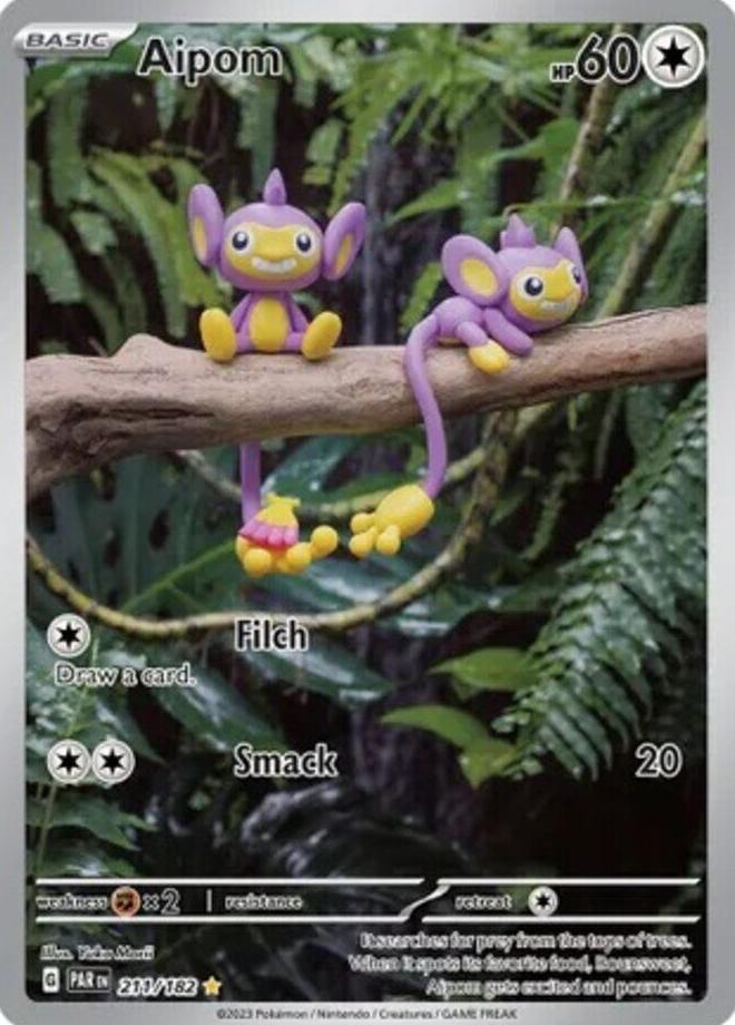 Aipom 2023 Pokemon Scarlet & Violet Paradox Rift