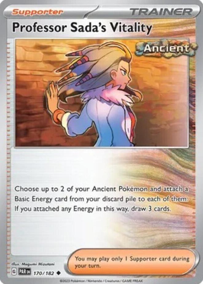 Professor Sada's Vitality 2023 Pokemon Scarlet & Violet Paradox Rift