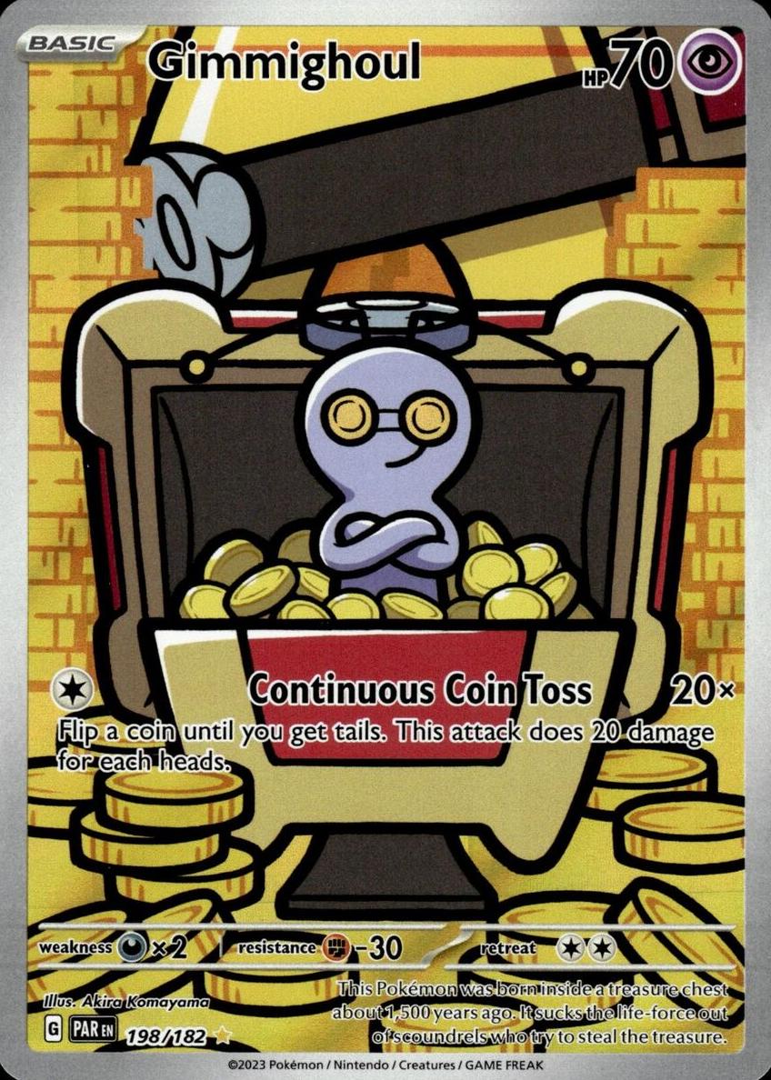 Gimmighoul 2023 Pokemon Scarlet & Violet Paradox Rift