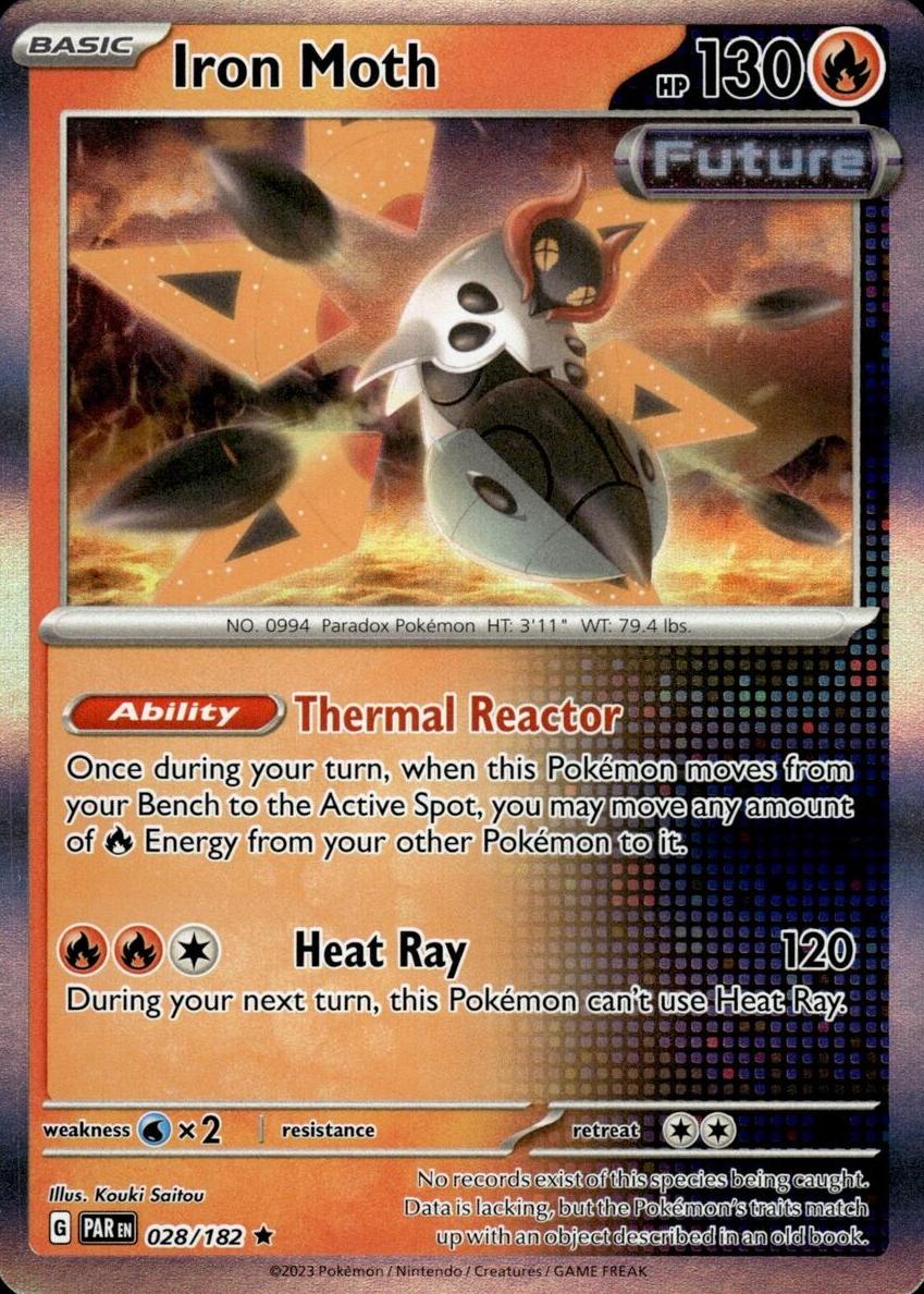 Iron Moth 2023 Pokemon Scarlet & Violet Paradox Rift