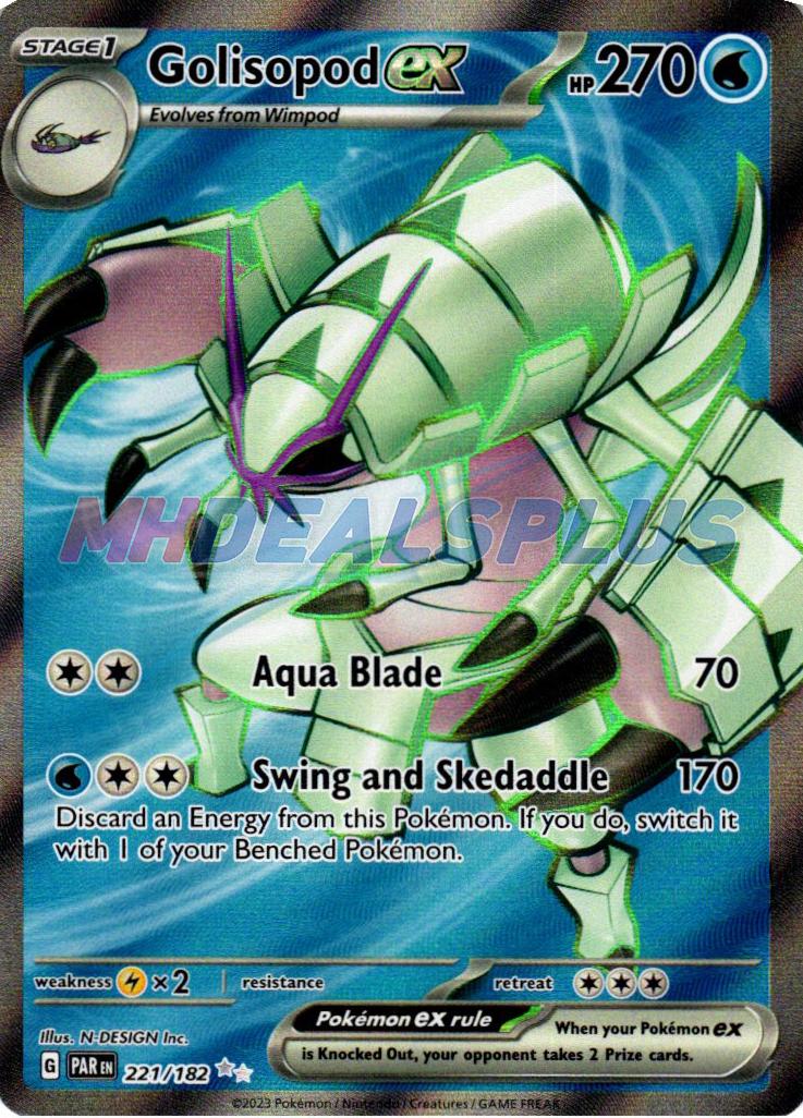 Golisopod EX 2023 Pokemon Scarlet & Violet Paradox Rift