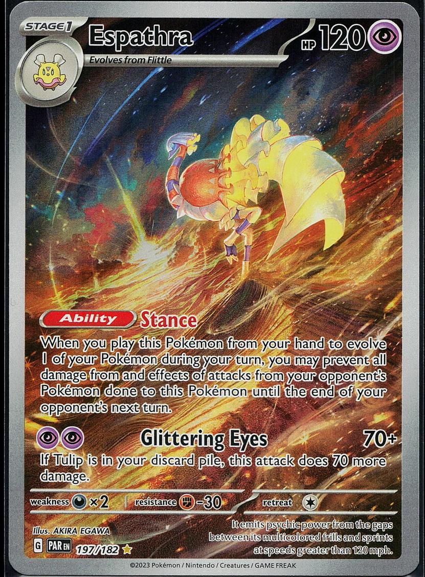 Espathra 2023 Pokemon Scarlet & Violet Paradox Rift