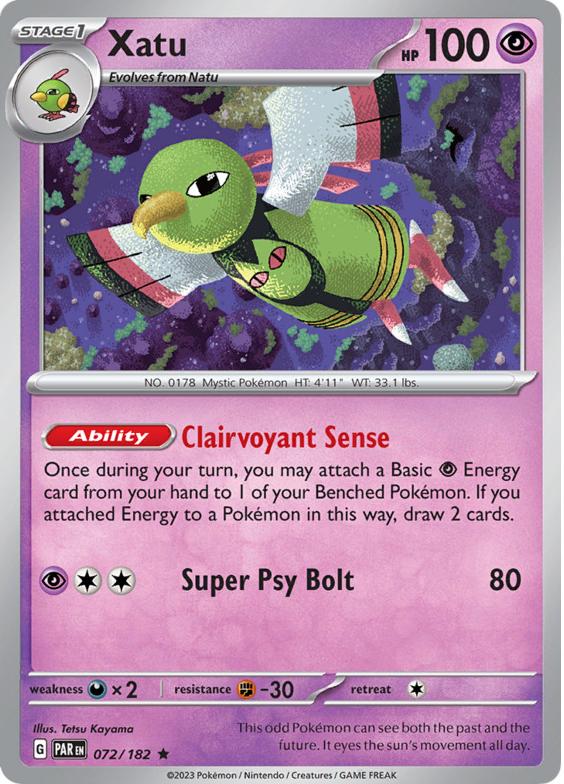 Xatu Holo 2023 Pokemon Scarlet & Violet Paradox Rift