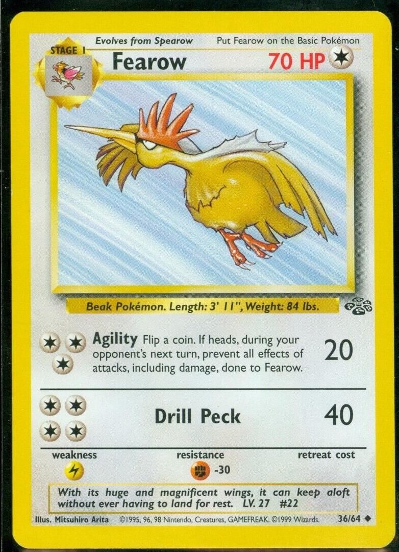 Fearow 1999 Pokemon Jungle