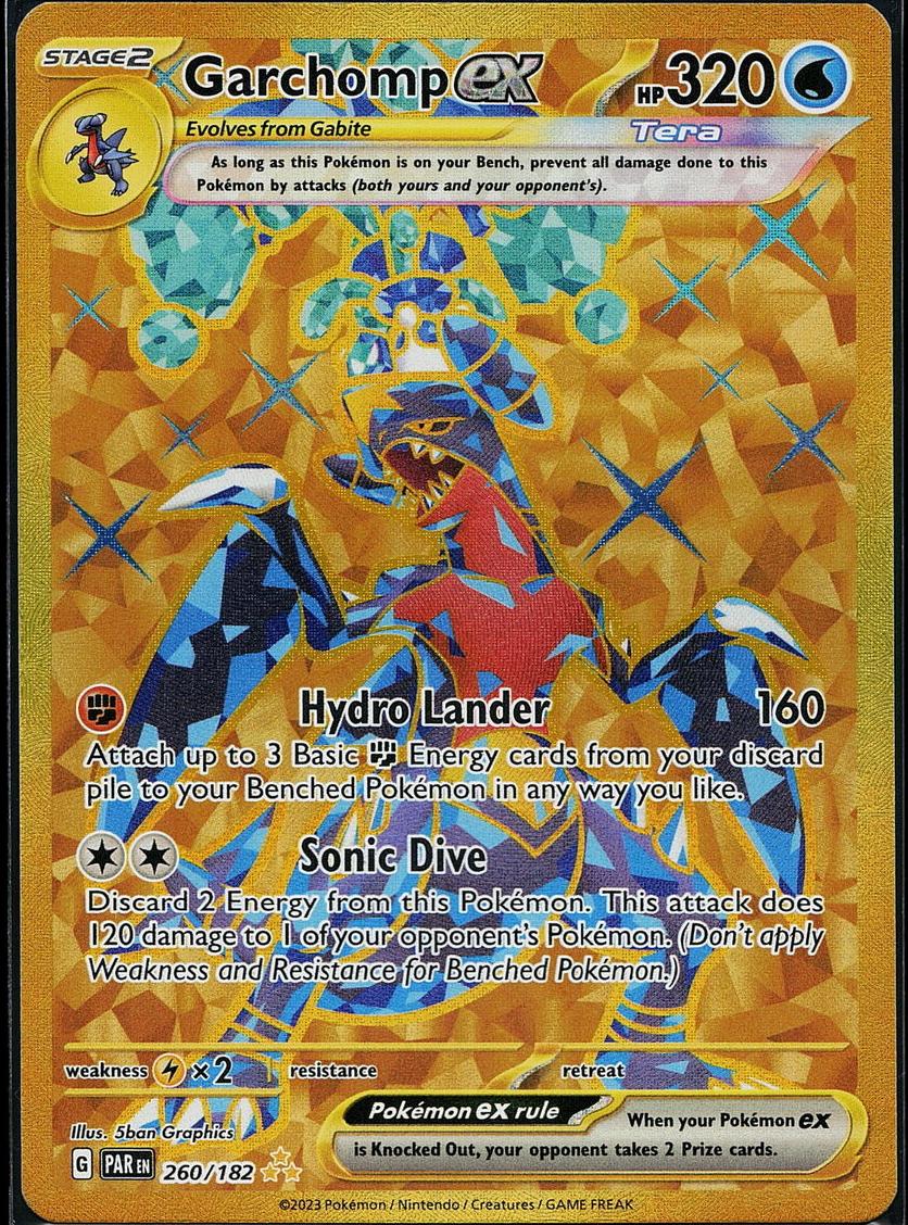 Garchomp EX 2023 Pokemon Scarlet & Violet Paradox Rift
