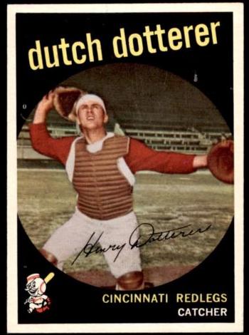 1959 Topps Dutch Dotterer #288 card