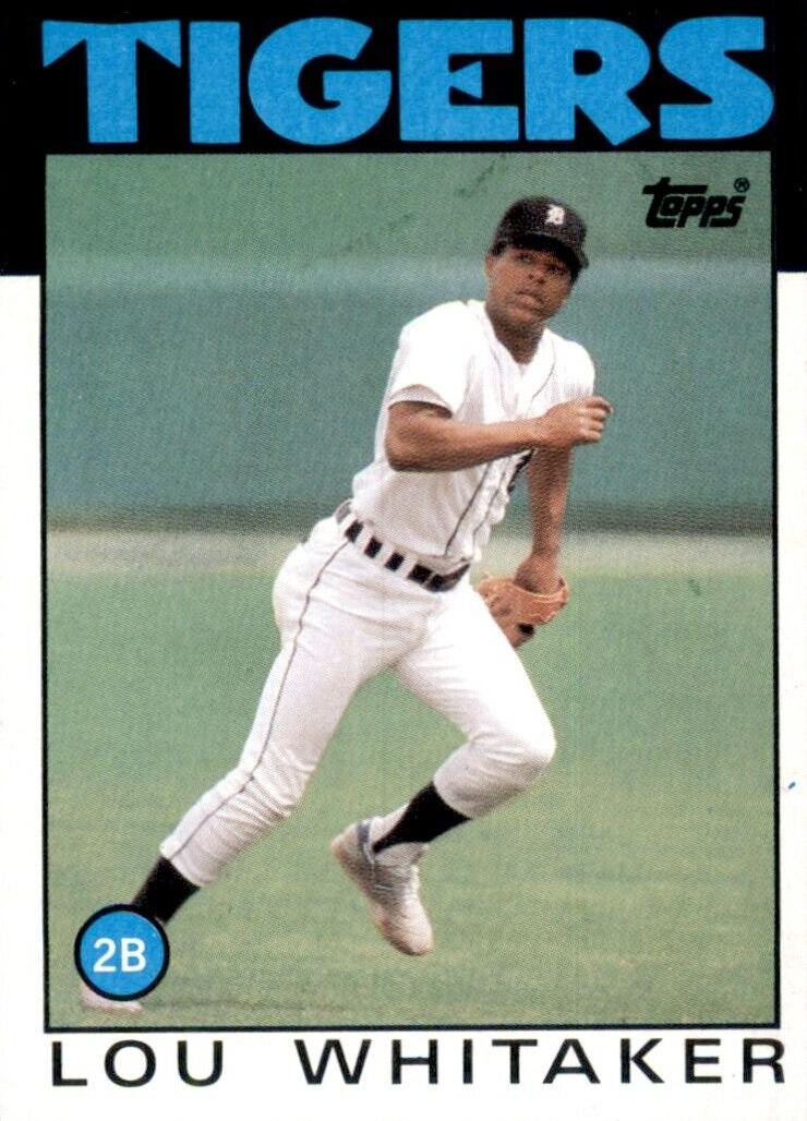 1986 Lou Whitaker #20