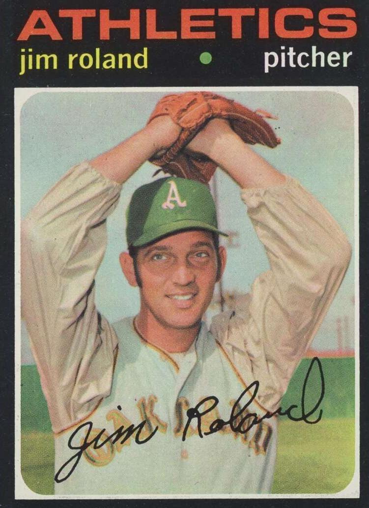 1971 Topps Jim Roland #642 card
