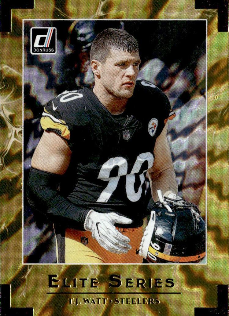 2020 Panini Donruss T.J. Watt #ES-TJ card
