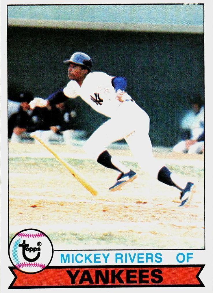 1979 Topps Mickey Rivers #60 card