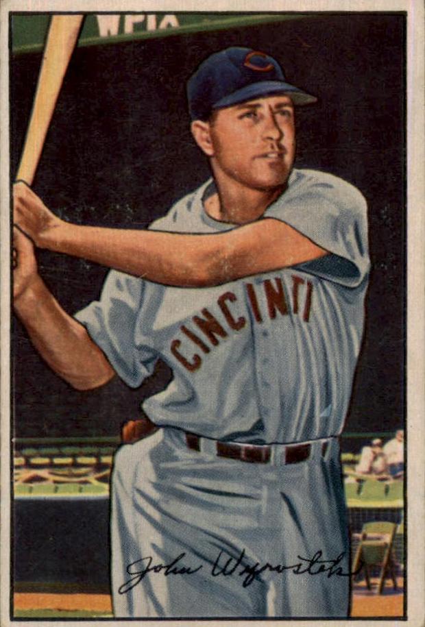 1952 Johnny Wyrostek #42