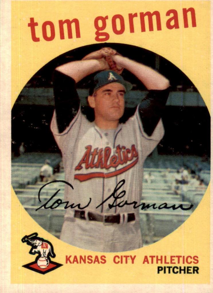 1959 Topps Tom Gorman #449 card