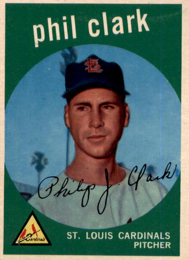 1959 Topps Phil Clark #454 card