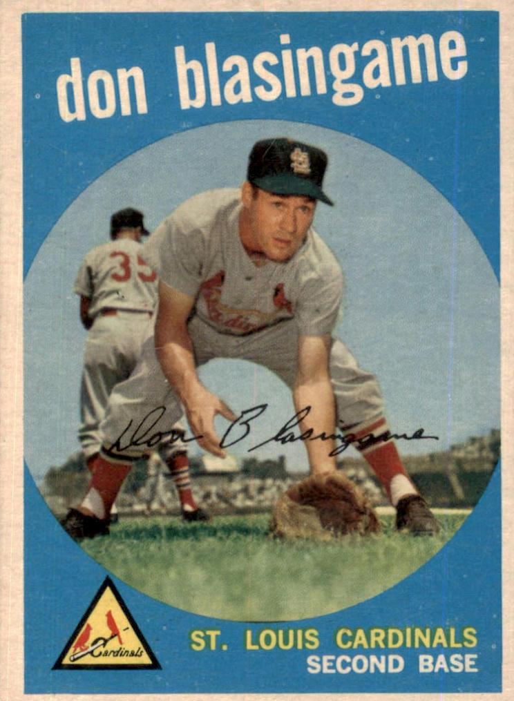 1959 Topps Don Blasingame #491 card