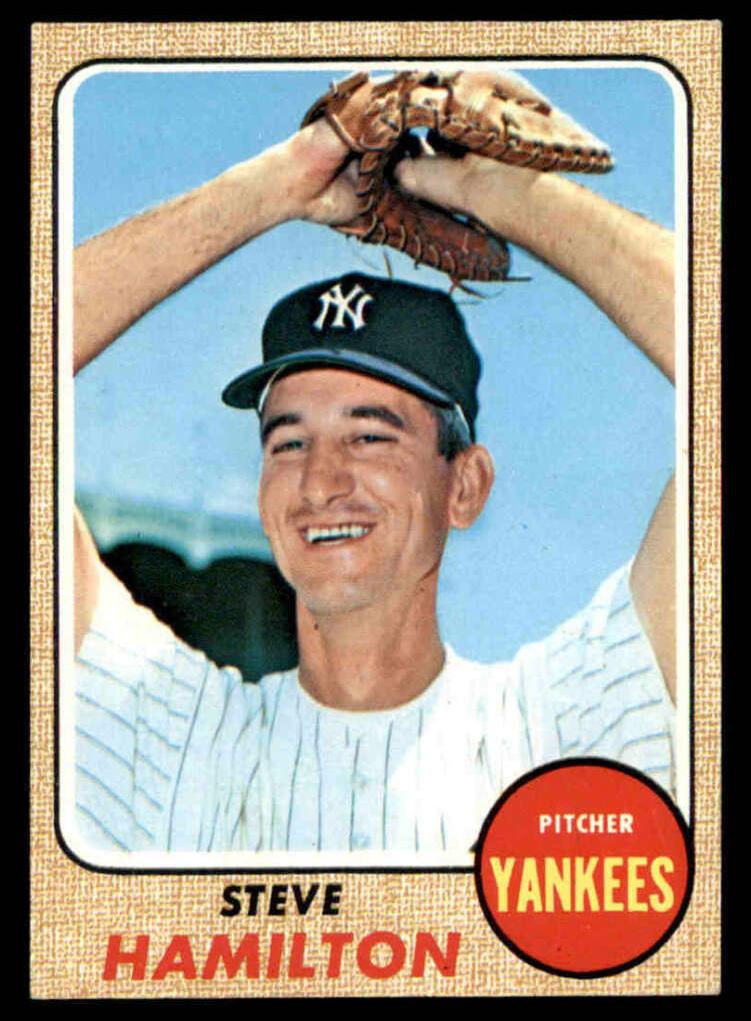 1968 Topps Steve Hamilton #496 card