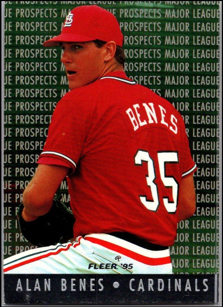 1995 Fleer Alan Benes #3 card