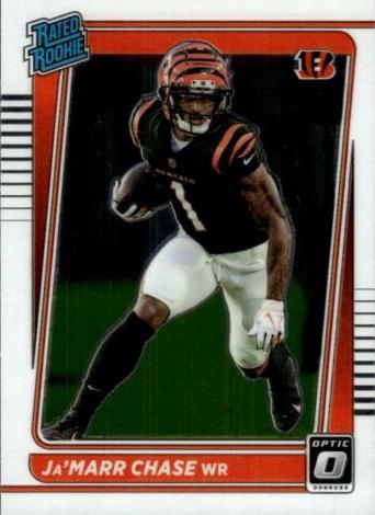 Ja'Marr Chase 2021 Donruss Optic Football