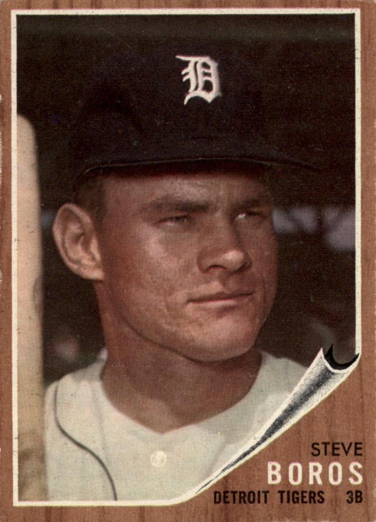 1962 Topps Steve Boros #62 card