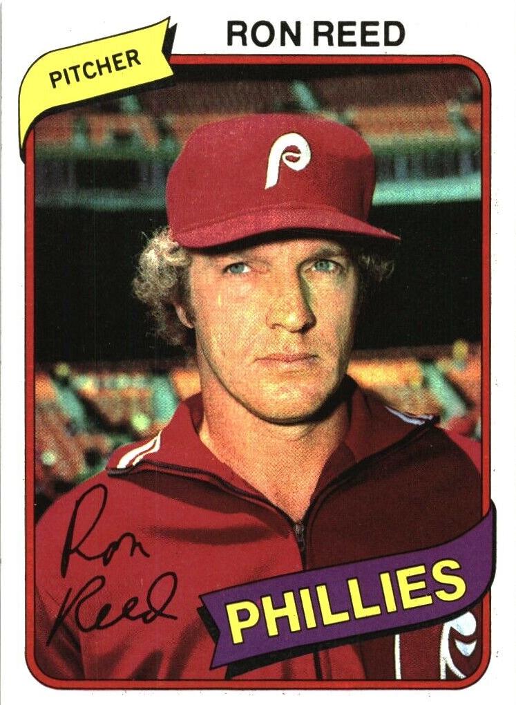 1980 Topps Ron Reed #609 card
