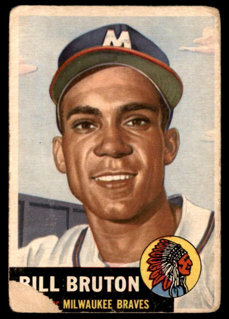 1953 Topps Bill Bruton #214 card