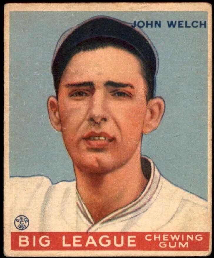 1933 John Welch #93