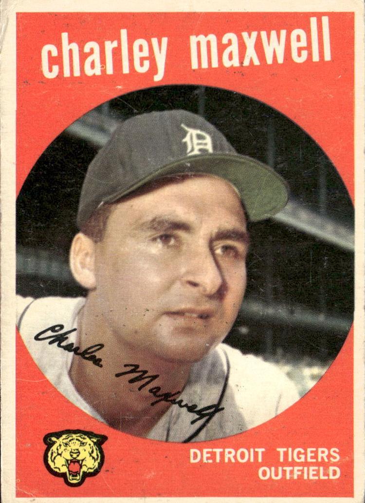 1959 Topps Charley Maxwell #481 card