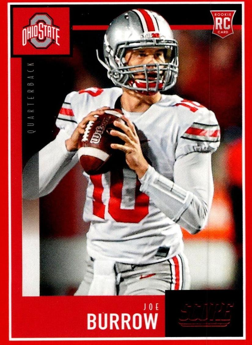 2020 Panini Score Joe Burrow [Red] #438 card