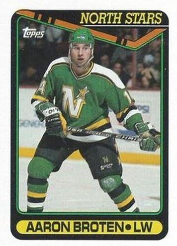 1990 Topps Aaron Broten #118 card