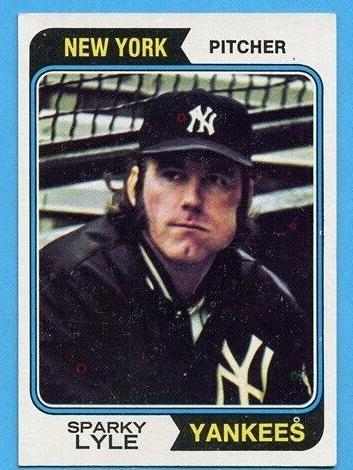 1974 Topps Sparky Lyle #66 card