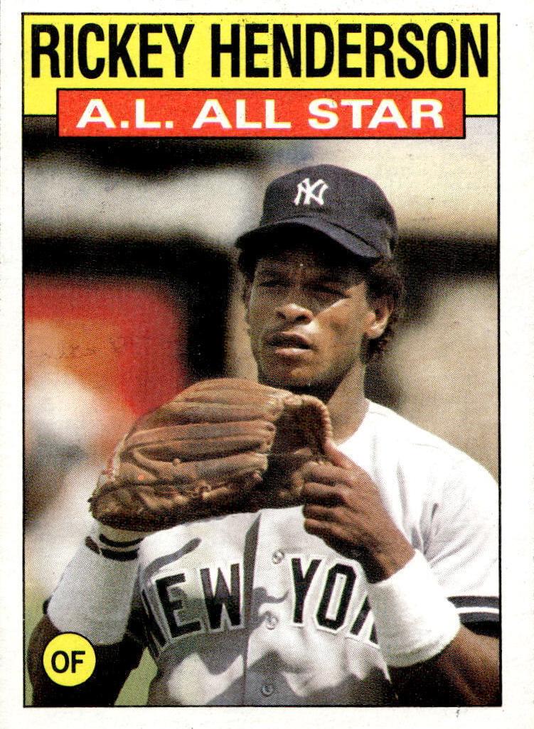 1986 Rickey Henderson #716