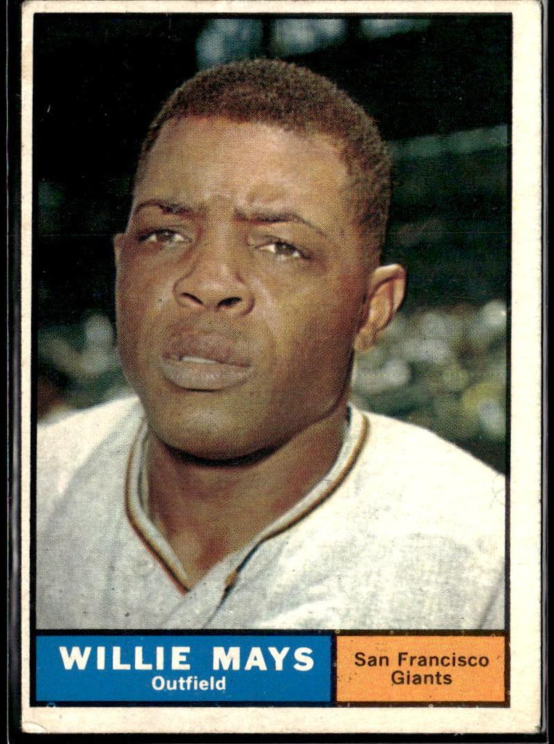 1961 Topps #150 Willie Mays front