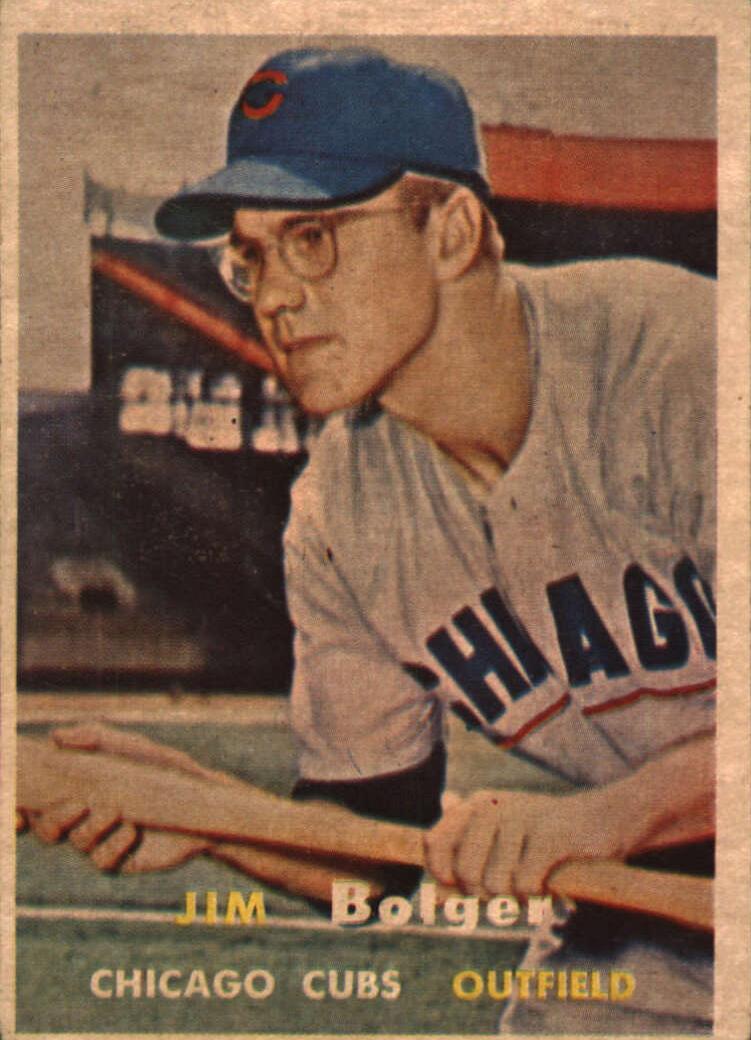 1957 Topps Jim Bolger #289 card