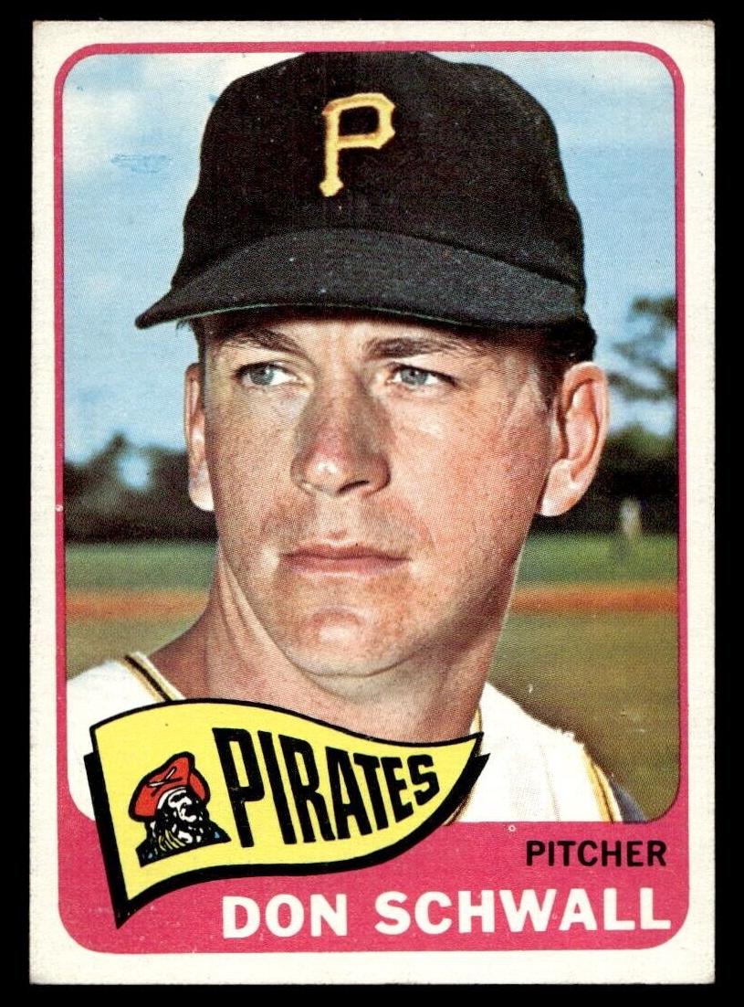 1965 Topps Don Schwall #362 card