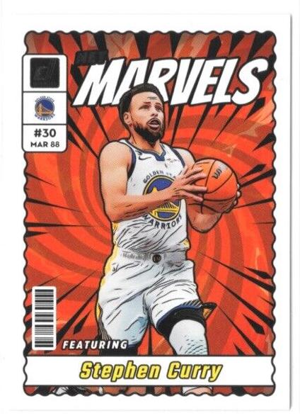 2023 Panini Donruss Net Marvels Stephen Curry #14 card