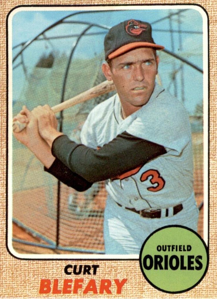 1968 Topps Curt Blefary #312 card
