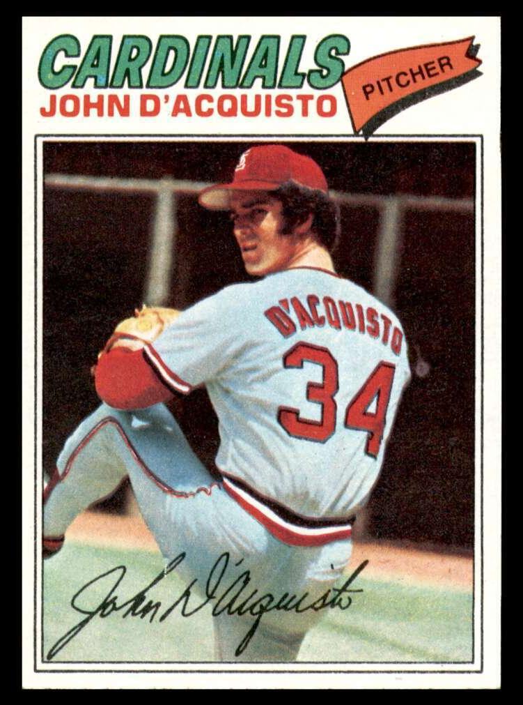 1977 Topps John D'Acquisto #19 card