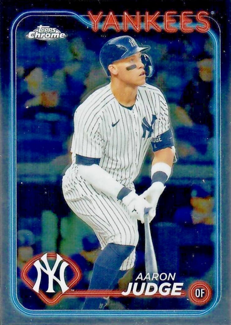 Aaron Judge 2024 Topps Chrome Baseball card