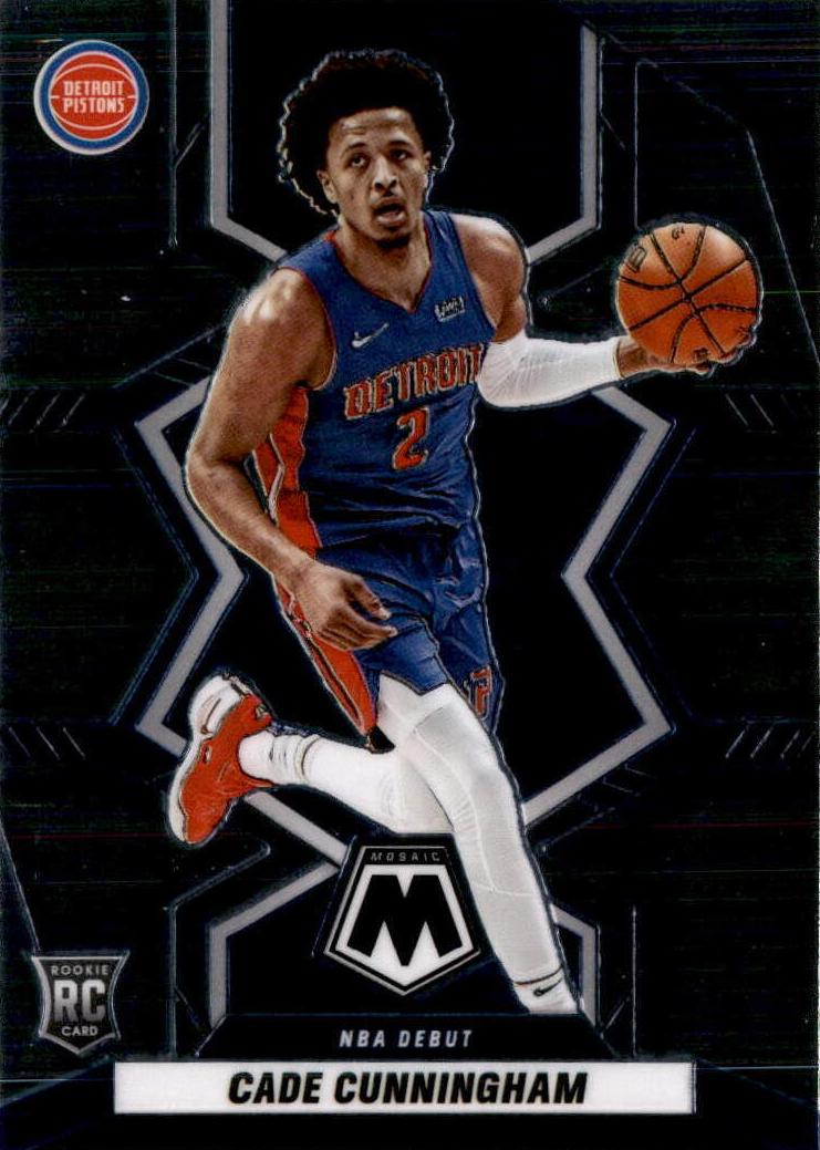 2021 Panini Mosaic Cade Cunningham [Silver] #261 card