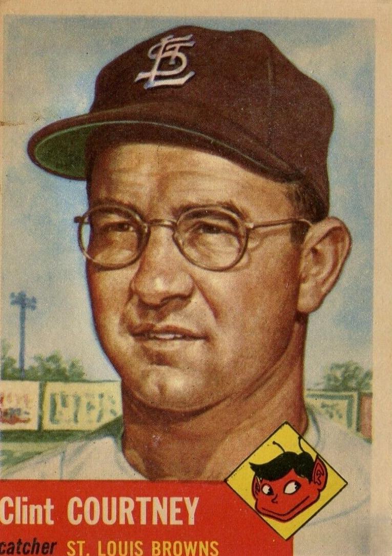 1953 Clint Courtney #127