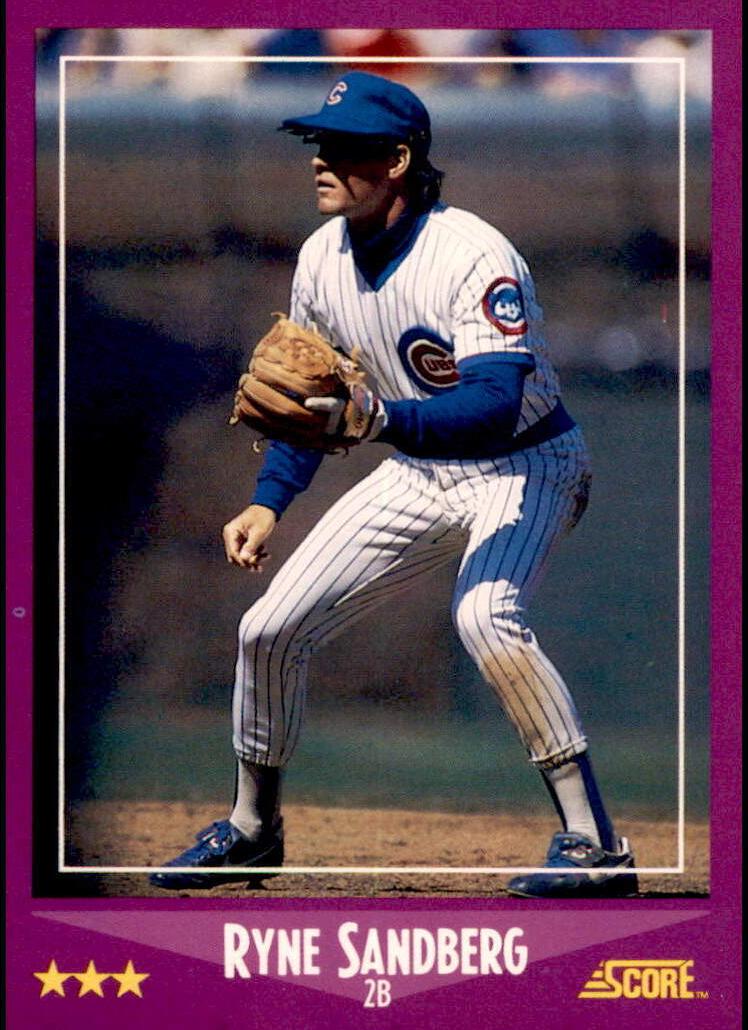 1988 Score Glossy Ryne Sandberg #26 card
