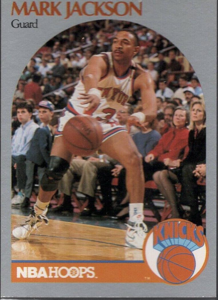 1990 Hoops Base #205 Mark Jackson front