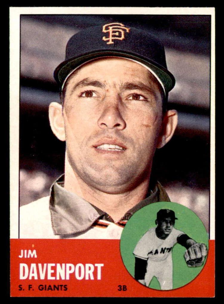 1963 Topps Jim Davenport #388 card