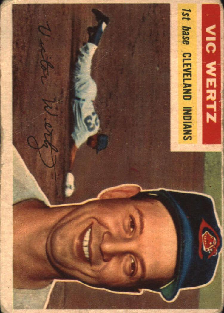 1956 Topps Vic Wertz #300 card
