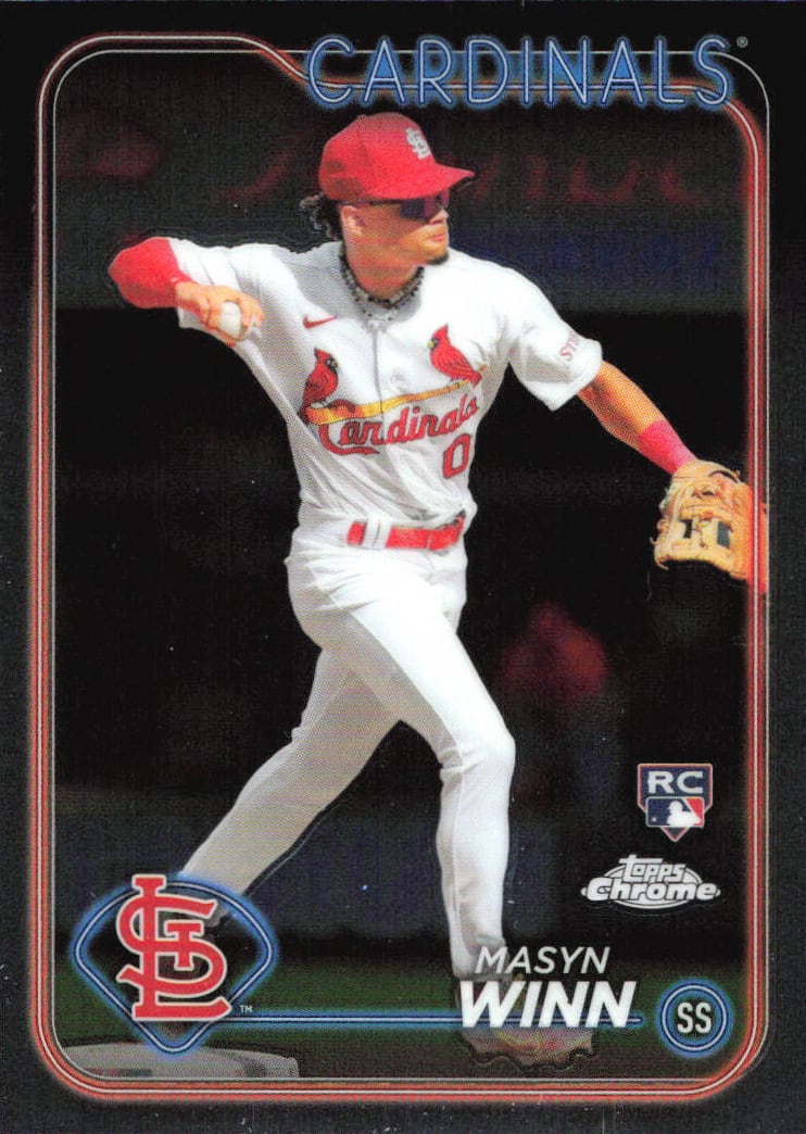 2024 Topps Chrome Masyn Winn [Refractor] #189 card