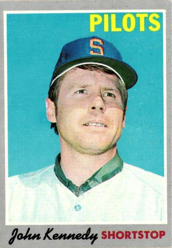 1970 Topps John Kennedy #53 card