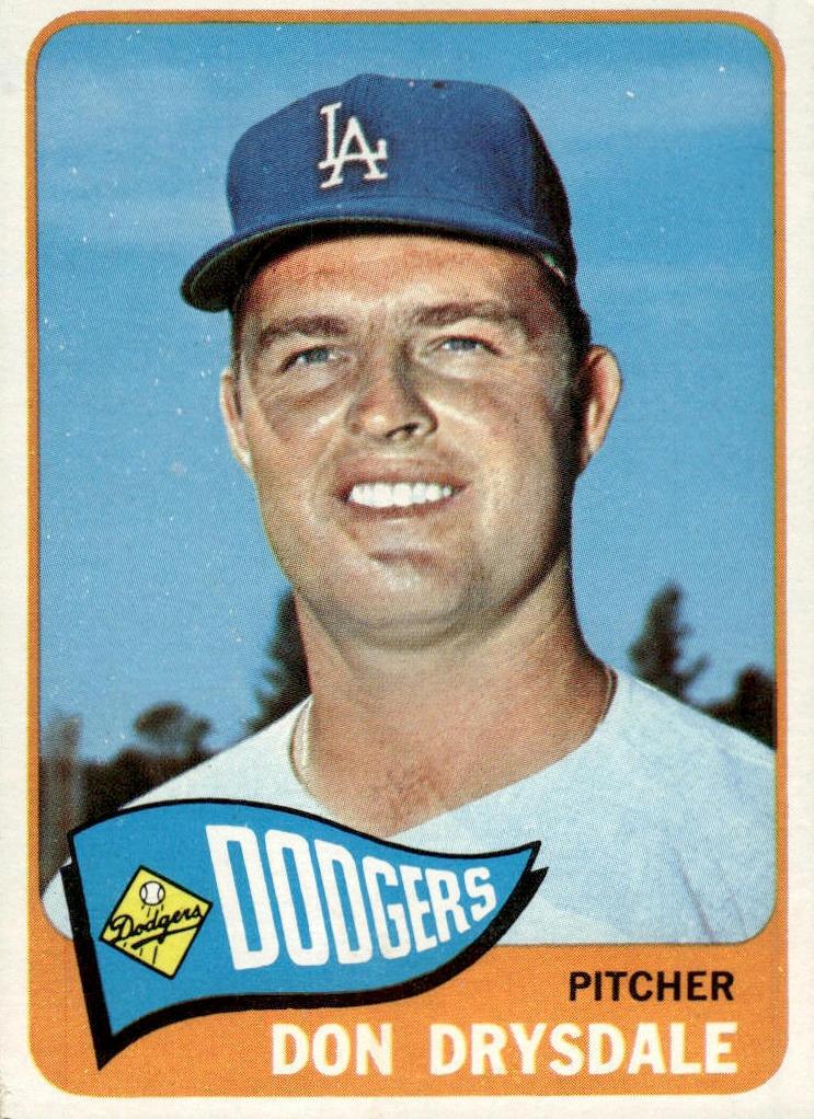 1965 Topps Don Drysdale #260 card
