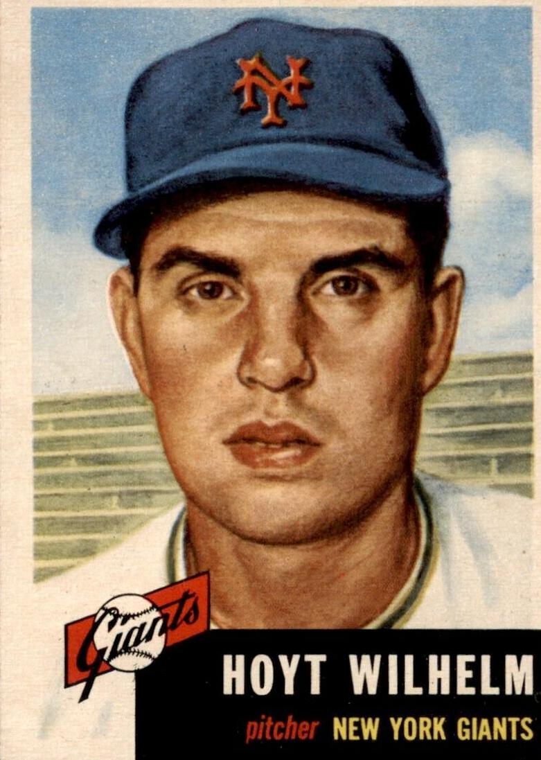 1953 Topps Hoyt Wilhelm #151 card