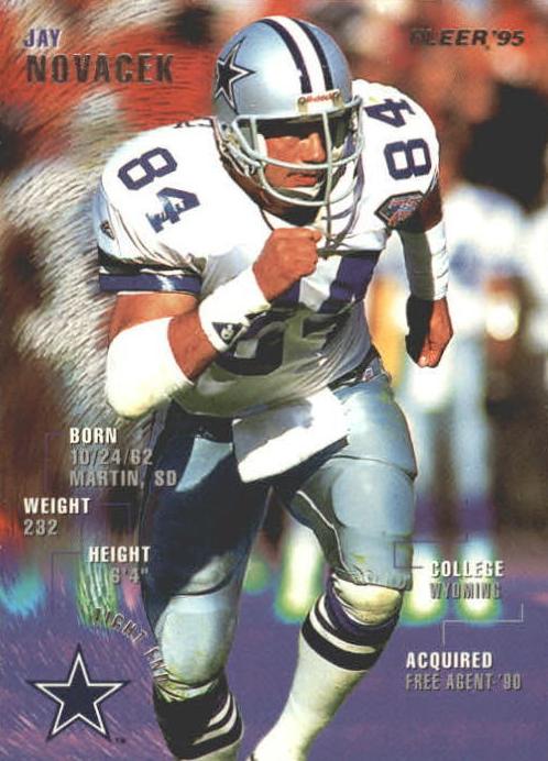 1995 Fleer Jay Novacek #98 card